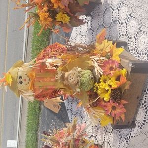A scarecrow arrangement.